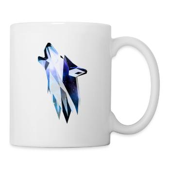 Wolf - Tasse - Weiß - Rechts