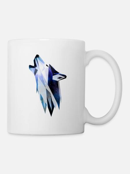 Wolf - Tasse - Weiß