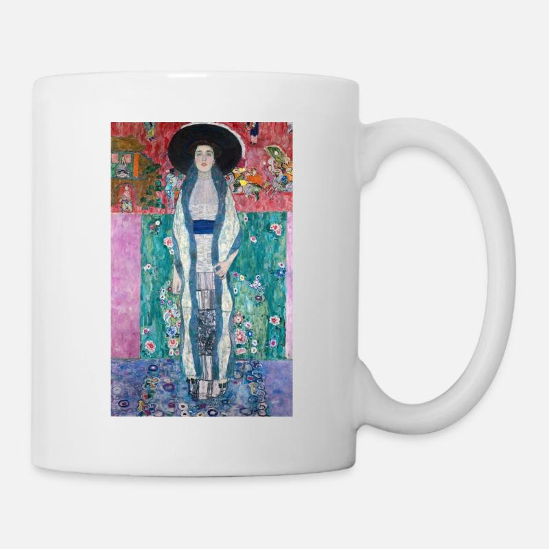 Gustav Klimt - Portrait AdeIe Bloch-Bauer II, 1912. - Mug blanc - blanc