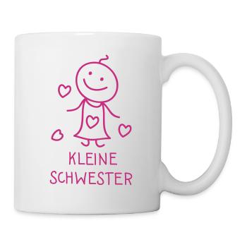 kleine - Tasse - Weiß - Rechts