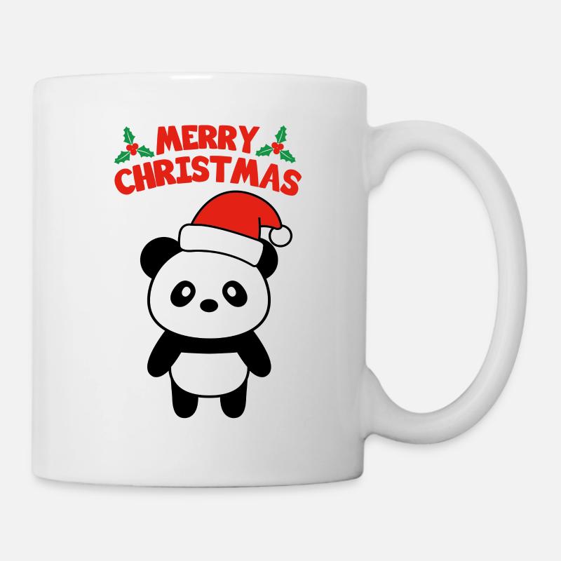 Joyeux Noël Panda - Mug blanc - blanc
