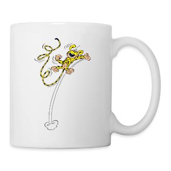 Marsupilami Springt Am Höchsten - Tasse - Weiß - Rechts