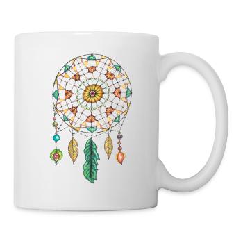 Traumfänger - Dreamcatcher - Tasse - Weiß - Rechts