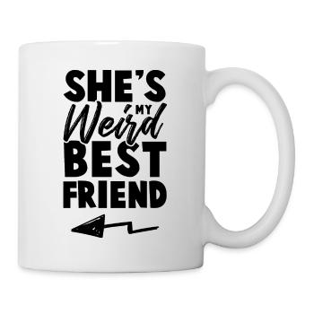 meilleure amie - Mug blanc - blanc - Droite