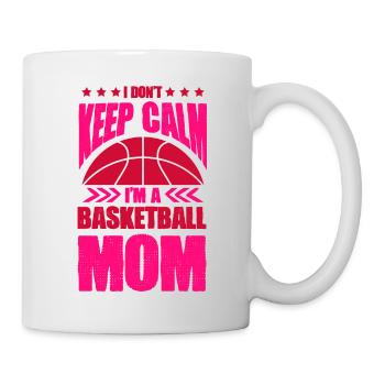 Basket keep calm maman - Mug blanc - blanc - Droite
