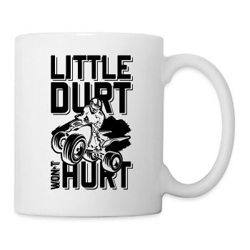 Quad Zitat Racer Quadfahrer - Tasse - Weiß - Rechts
