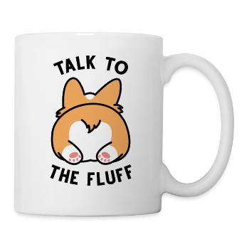 Talk To The Fluff - Mug - white - Right