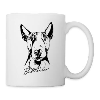 BULLTERRIER Portrait Dog Dogs Wilsigns - Mug - white - Right