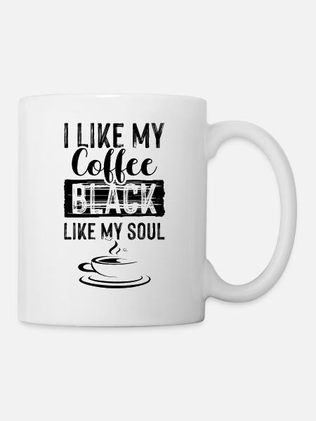 kaffee seele - Tasse - Weiß