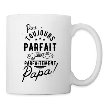 Papa parfait - Humour fête des pères cadeau - Mug blanc - blanc - Droite