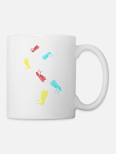Spieß grill Icon - Tasse - Weiß