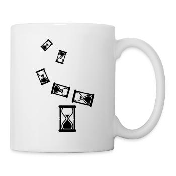 Sanduhr Symbol - Tasse - Weiß - Rechts