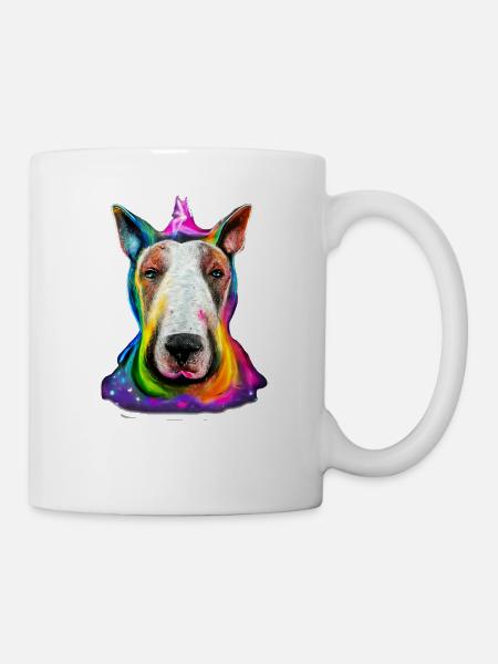 Bull Terrier Design en couleur - Mug blanc - blanc