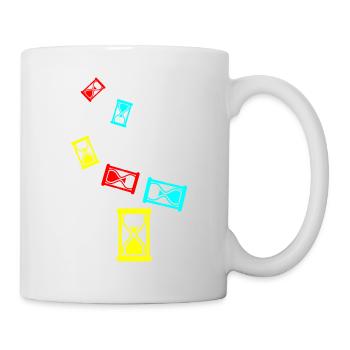 Sanduhr Symbol - Tasse - Weiß - Rechts