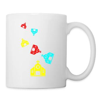 Kirche glaube - Tasse - Weiß - Rechts