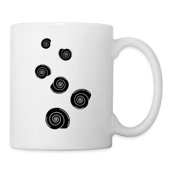 Mussel snail - Mug - white - Right