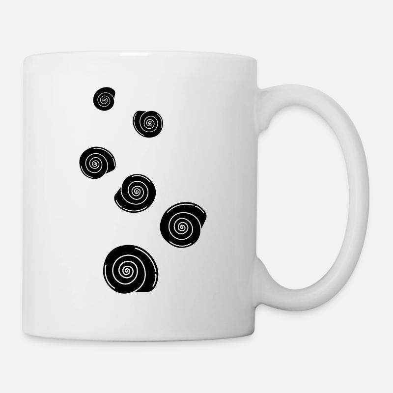 Muschel schnecke - Tasse - Weiß