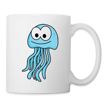 Jellyfish Comic Animal - Mug - white - Right