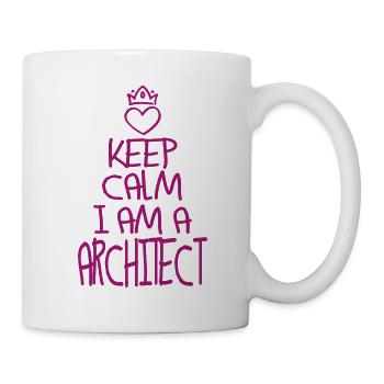 Keep Calm Architect Cool Architect Gift - Mug - white - Right
