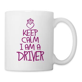 Keep Calm Driver Cool Gift - Mug - white - Right
