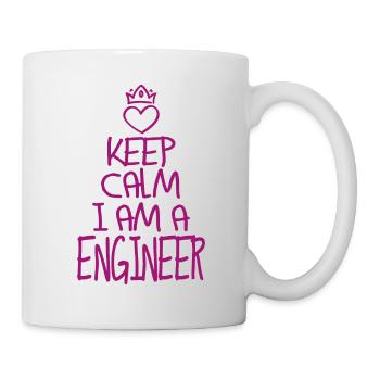 Keep Calm Engineer cool gift - Mug - white - Right