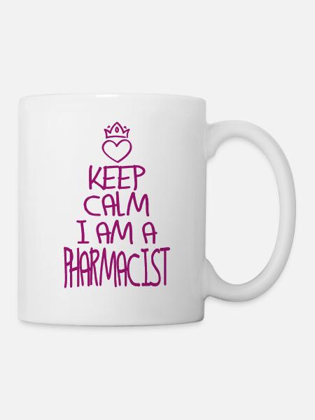 Keep Calm Apotheker cool - Tasse - Weiß