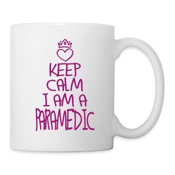 Keep Calm paramedic cool - Mug - white - Right