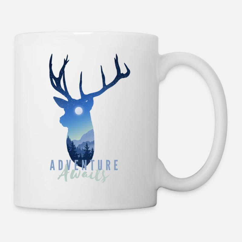 L’aventure vous attend - Mug blanc - blanc