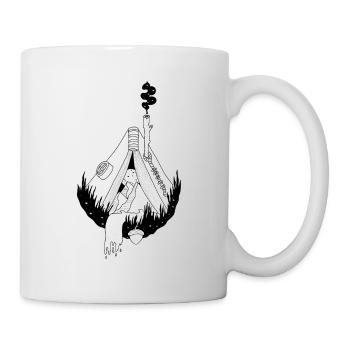 Camping - Mug blanc - blanc - Droite