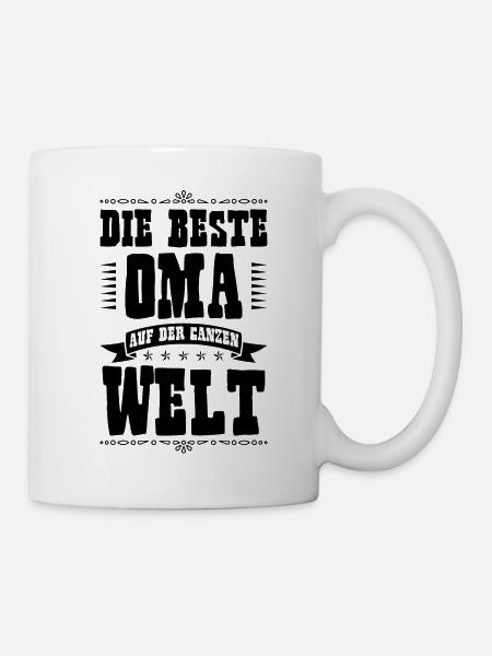 Beste Oma der Welt - Tasse - Weiß