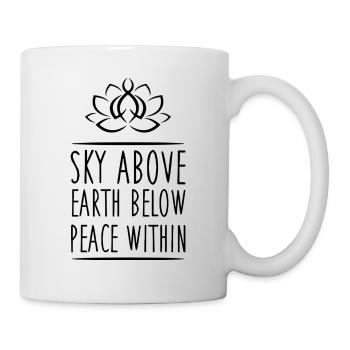 Cool Yoga Saying Gift Yogi - Mug - white - Right