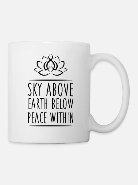 Cool Yoga Dire Cadeau Yogi - Mug blanc - blanc