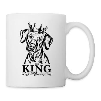 Rhodesian Ridgeback King Hundespruch Hunde - Tasse - Weiß - Rechts