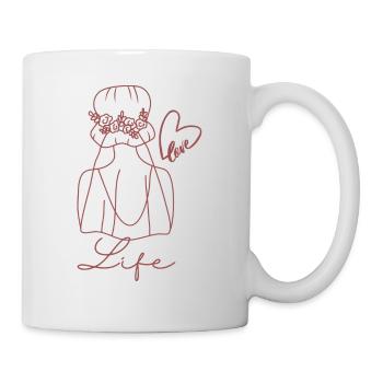 Life - Tasse - Weiß - Rechts