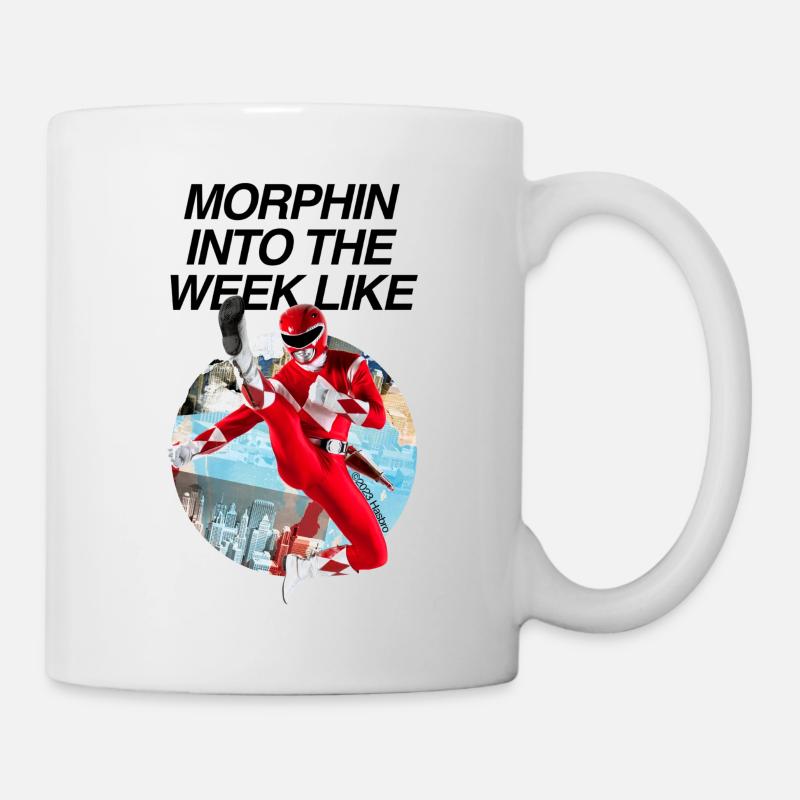 Power Rangers si trasforma nella settimana come - Tazza - bianco