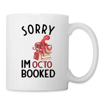 Sorry, I'm octo-booked! Reading Octopus - Mug - white - Right