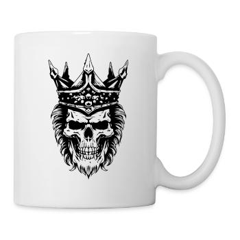 Skull King Symbol Skeleton - Mug - white - Right