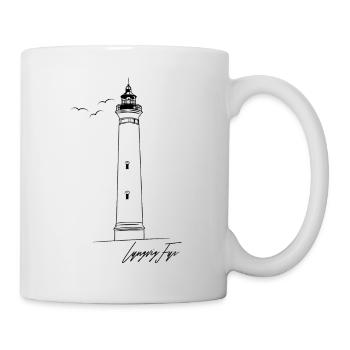 Denmark Lyngvig Fyr Lighthouse Holiday - Mug - white - Right