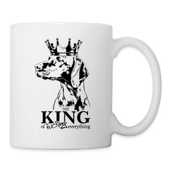 Magyar Vizsla King Dog Saying Dogs Wilsigns - Mug blanc - blanc - Droite