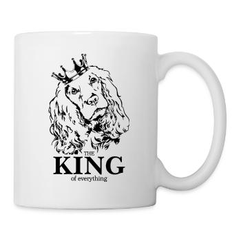 COCKER SPANIEL King Chien Disant Chiens Wilsigns - Mug blanc - blanc - Droite