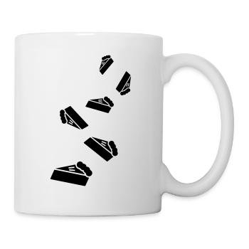 Cake cheesecake icon - Mug - white - Right