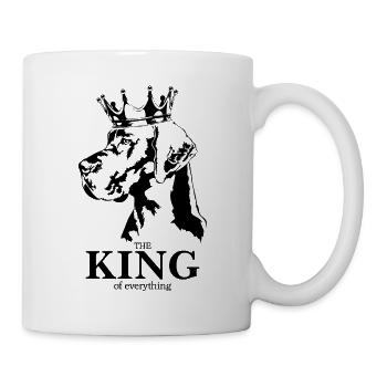 Great Dane King of everything Dog Wilsigns - Mug - white - Right