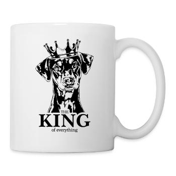 German Pinscher King of everything Wilsigns - Mug - white - Right