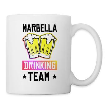 Marbella Équipe de Drinking - Mug blanc - blanc - Droite