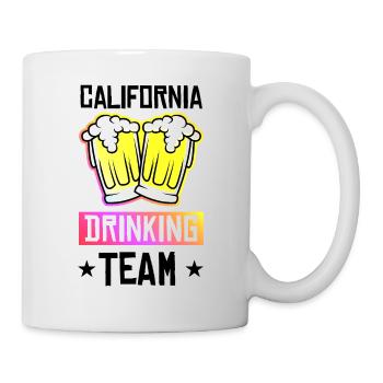 Équipe de consommation d’alcool de Californie - Mug blanc - blanc - Droite