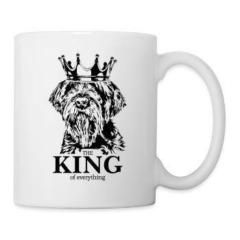 Le Griffon de Korthal Roi de tout Chiens - Mug blanc - blanc - Droite