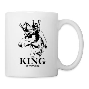 Kurzhaarcollie King of everything Hunde Wilsigns - Tasse - Weiß - Rechts