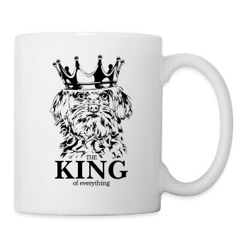 Roi maltais de tout ce qui dit chiens Wilsigns - Mug blanc - blanc - Droite