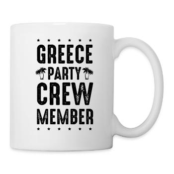 Grèce Party Crew - Mug blanc - blanc - Droite