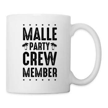 Malle Party Crew - Tasse - Weiß - Rechts